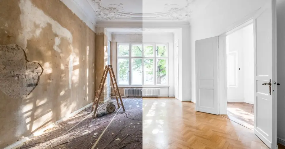 voor en na de renovatie